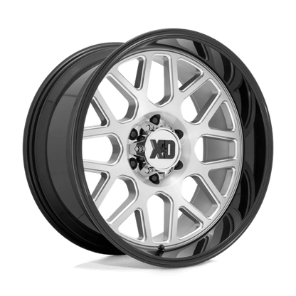 XD Series XD849 GRENADE II Brushed Milled W/ G-black Lip 20x9 0 6x139.7mm 106.1mm
