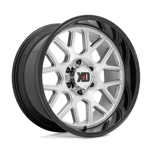XD Series XD849 GRENADE II Brushed Milled W/ G-black Lip 20x9 0 6x139.7mm 106.1mm