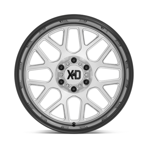 XD Series XD849 GRENADE II Brushed Milled W/ G-black Lip 20x9 0 6x139.7mm 106.1mm