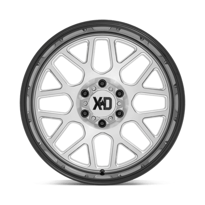 XD Series XD849 GRENADE II Brushed Milled W/ G-black Lip 20x9 0 6x139.7mm 106.1mm