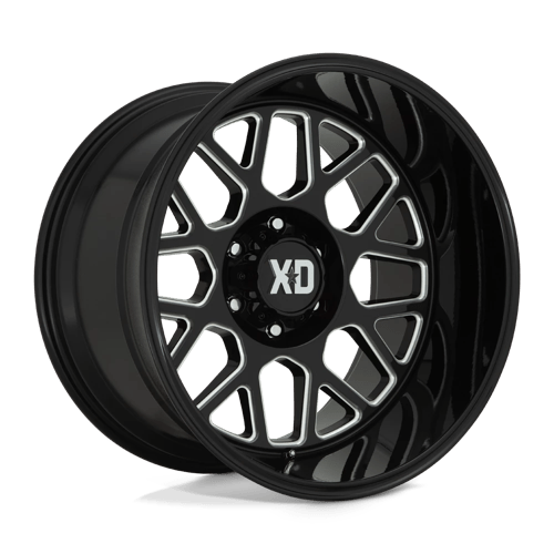 XD Series XD849 GRENADE II Gloss Black Milled 20x10 -18 6x139.7mm 106.1mm