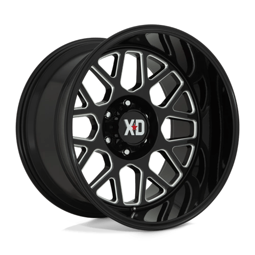 XD Series XD849 GRENADE II Gloss Black Milled 20x10 -18 6x135mm 87.1mm