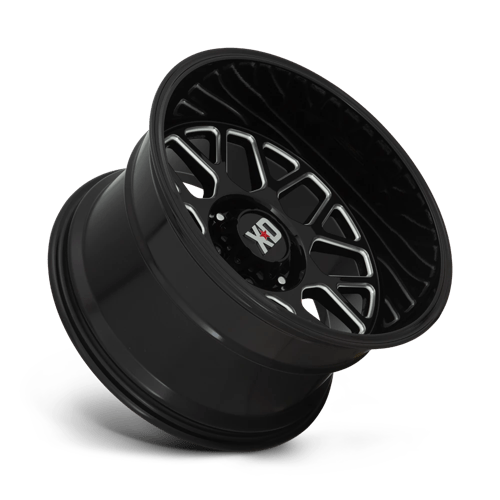 XD Series XD849 GRENADE II Gloss Black Milled 20x10 -18 6x135mm 87.1mm
