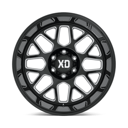 XD Series XD849 GRENADE II Gloss Black Milled 20x10 -18 6x139.7mm 106.1mm