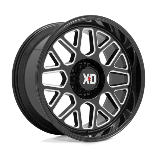 XD Series XD849 GRENADE II Gloss Black Milled 20x9 0 6x139.7mm 106.1mm