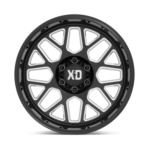 XD Series XD849 GRENADE II Gloss Black Milled 20x9 0 6x139.7mm 106.1mm