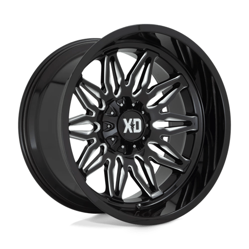 XD Series XD859 GUNNER Gloss Black Milled 20x10 -18 5x127|5x139.7mm 78.1mm
