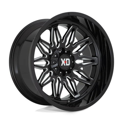 XD Series XD859 GUNNER Gloss Black Milled 20x10 -18 5x127|5x139.7mm 78.1mm