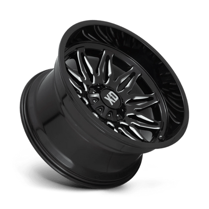 XD Series XD859 GUNNER Gloss Black Milled 22x12 -44 5x127|5x139.7mm 78.1mm