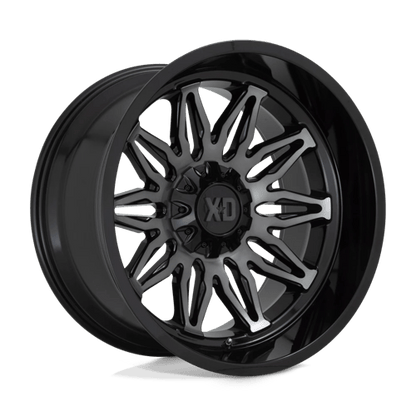 XD Series XD859 GUNNER Gloss Black Mach W/ Gray Tint 22x10 -18 5x127|5x139.7mm 78.1mm