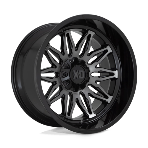 XD Series XD859 GUNNER Gloss Black Mach W/ Gray Tint 22x12 -44 5x127|5x139.7mm 78.1mm