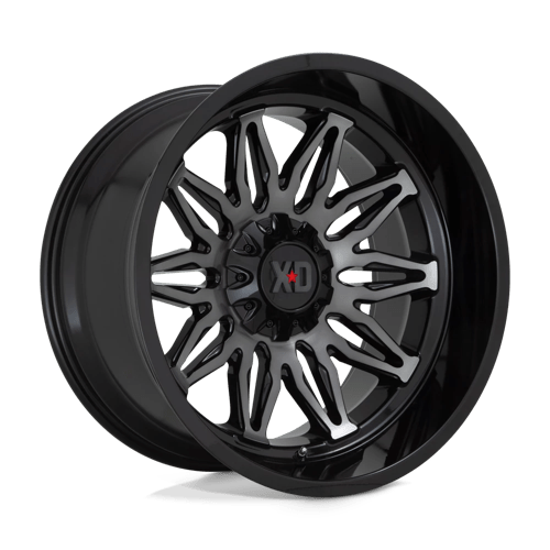 XD Series XD859 GUNNER Gloss Black Mach W/ Gray Tint 22x12 -44 6x135|6x139.7mm 106.1mm