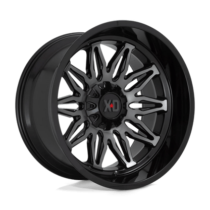 XD Series XD859 GUNNER Gloss Black Mach W/ Gray Tint 22x10 -18 6x135|6x139.7mm 106.1mm