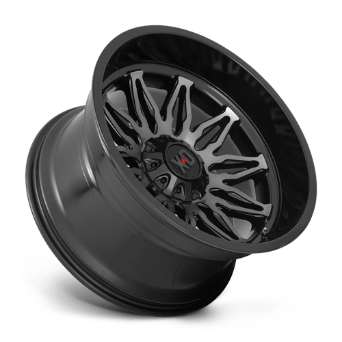 XD Series XD859 GUNNER Gloss Black Mach W/ Gray Tint 22x10 -18 5x127|5x139.7mm 78.1mm