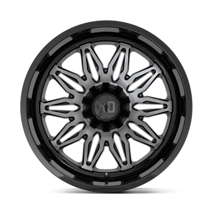 XD Series XD859 GUNNER Gloss Black Mach W/ Gray Tint 20x10 -18 5x127|5x139.7mm 78.1mm
