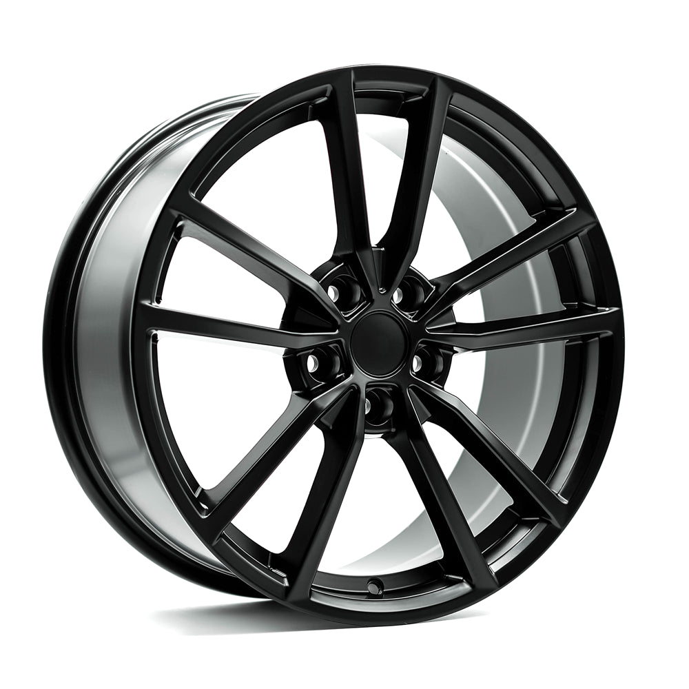 OEPlus VW02 Matt Black 18x8 +45 5x112mm 57.1mm