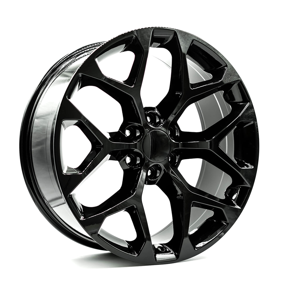 OEPlus TR02 Gloss Black 22x9 +24 6x139.7mm 78.1mm