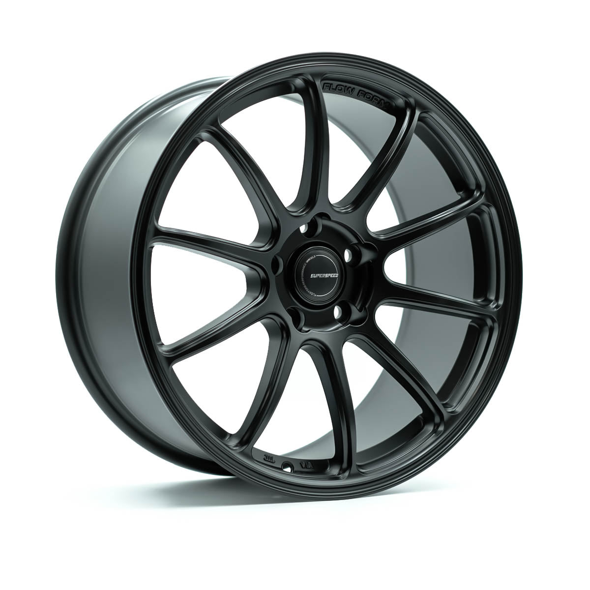 Superspeed RF03RR Matt Black 18x8.5 +35 5x120mm 72.6mm