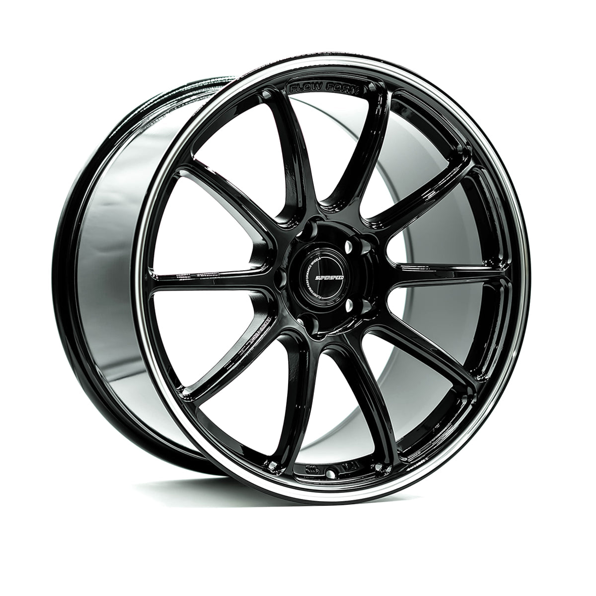 Superspeed RF03RR Black Machining 18x9.5 +45 5x114.3mm 73.1mm