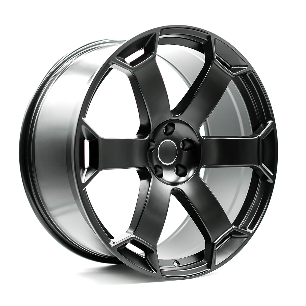 OEPlus AU07 Matt Black 21x9 +25 5x112mm 66.5mm