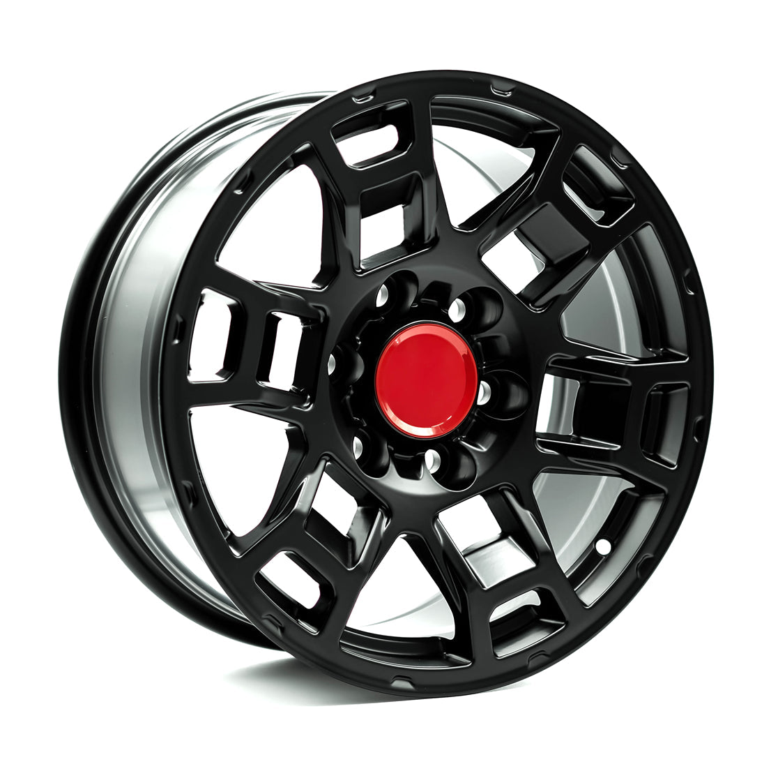 OEPlus TT01S Matt Black 17x8 +15 6x139.7mm 106.1mm