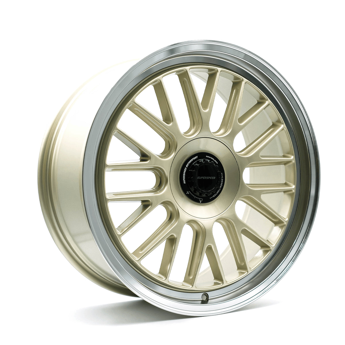 Superspeed RF01 NEO Machined Lip Gold 18x8.5 +40 5x114.3mm 73.1mm