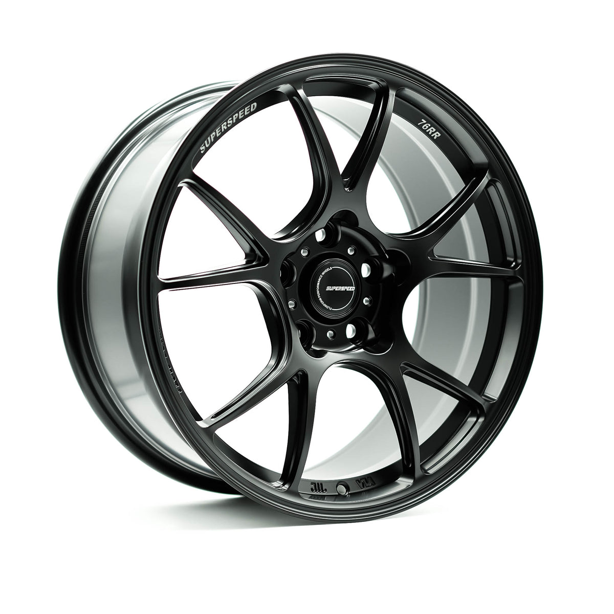 Superspeed 76RR Matt Black 18x9 +42 5x100mm 73.1mm