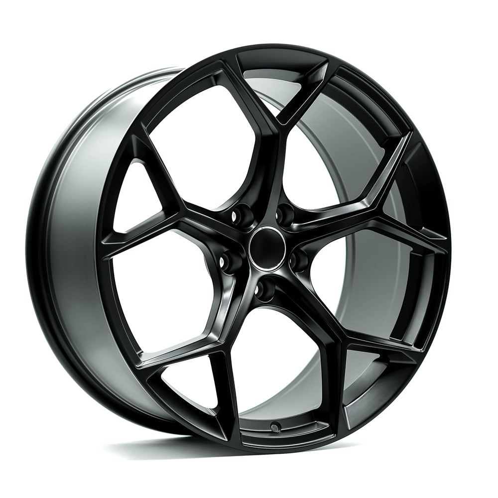 OEPlus AU05 Matt Black 20x9 +25 5x112mm 66.6mm