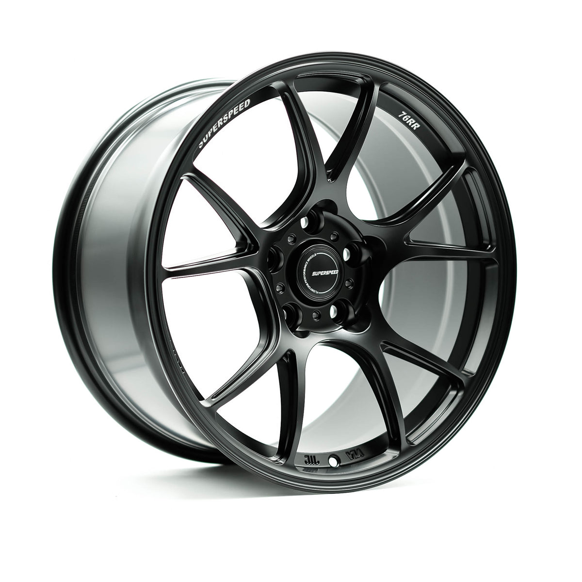 Superspeed 76RR Matt Black 18x9.5 +25 5x120mm 72.6mm