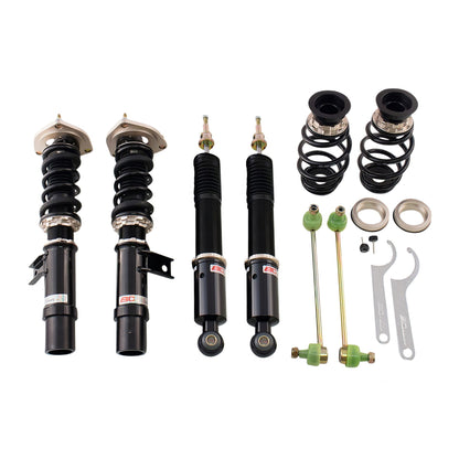 BC Racing BR Series coilovers on white background