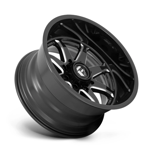 Fuel Offroad D749 HAMMER Gloss Black Milled 22x10 -18 6x139.7mm 106.1mm