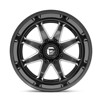 Fuel Offroad D749 HAMMER Gloss Black Milled 22x12 -44 8x170mm 125.1mm