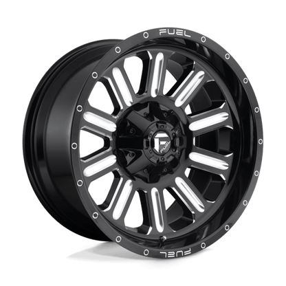 Fuel Offroad D620 HARDLINE Gloss Black Milled 20x10 -18 8x180mm 124.2mm