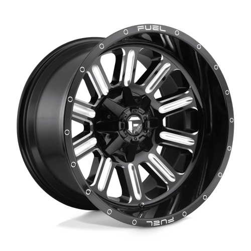 Fuel Offroad D620 HARDLINE Gloss Black Milled 15x8 -18 5x114.3|5x120.65mm 72.6mm