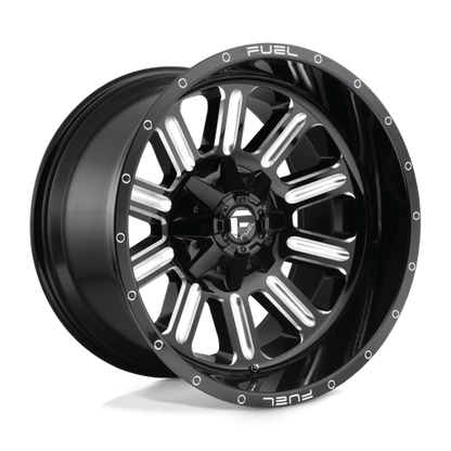 Fuel Offroad D620 HARDLINE Gloss Black Milled 20x9 +1 5x139.7|5x150mm 110.1mm