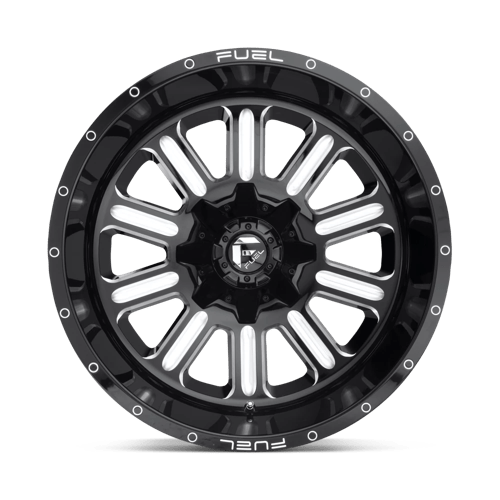 Fuel Offroad D620 HARDLINE Gloss Black Milled 18x9 +2 6x135|6x139.7mm 106.1mm