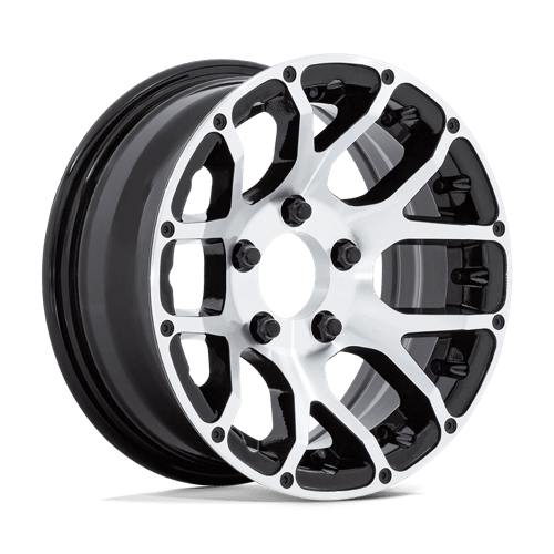 Helo HE1825 Gloss Black Machined 15x6 0 6x139.7mm 104.4mm