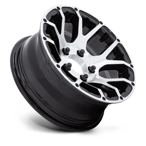 Helo HE1825 Gloss Black Machined 15x6 0 6x139.7mm 104.4mm