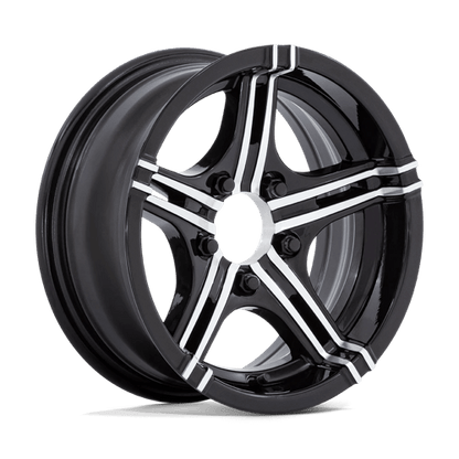 Helo HE1827 Gloss Black Machined 15x6 0 5x114.3mm 74.4mm
