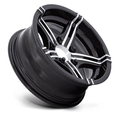 Helo HE1827 Gloss Black Machined 15x6 -6 6x139.7mm 104.4mm