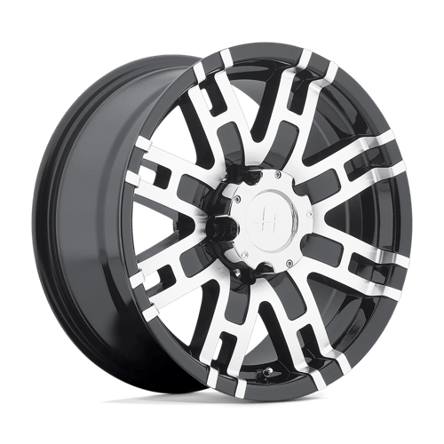 Helo HE835 Gloss Black Machined 17x8 0 6x139.7mm 106.1mm