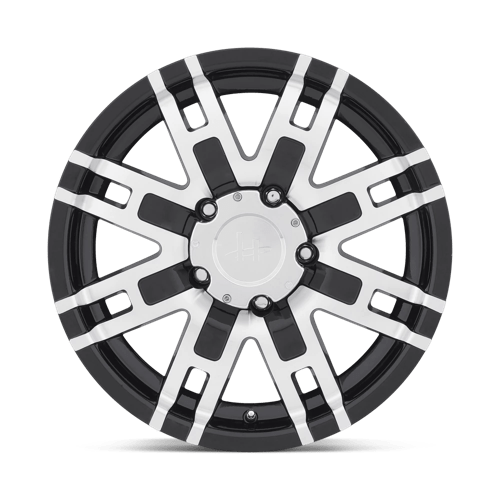 Helo HE835 Gloss Black Machined 20x9 +18 6x139.7mm 106.1mm