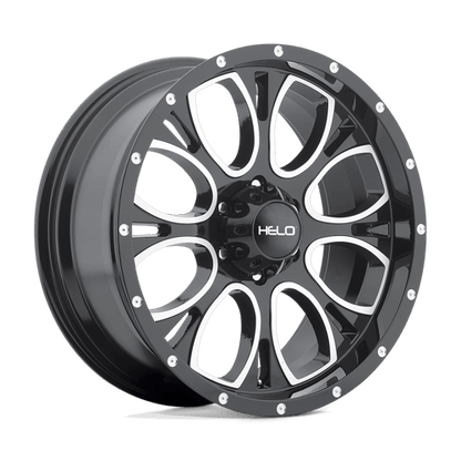 Helo HE879 Gloss Black Machined & Milled 20x9 +18 6x139.7mm 106.1mm
