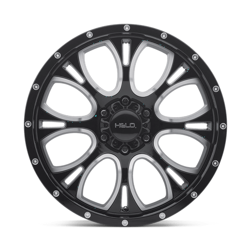Helo HE879 Gloss Black Machined & Milled 20x9 +18 6x139.7mm 106.1mm