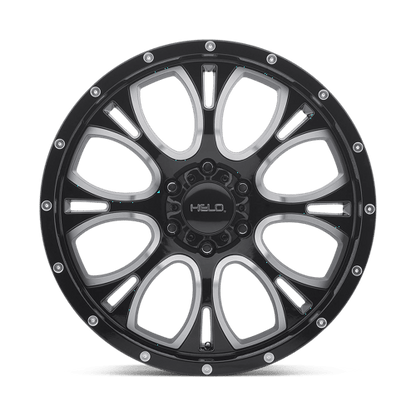 Helo HE879 Gloss Black Machined & Milled 20x9 +18 6x139.7mm 106.1mm