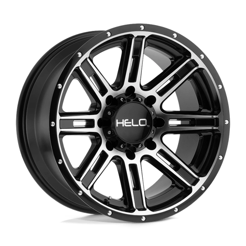 Helo HE900 Gloss Black Machined 20x9 0 6x139.7mm 106.1mm
