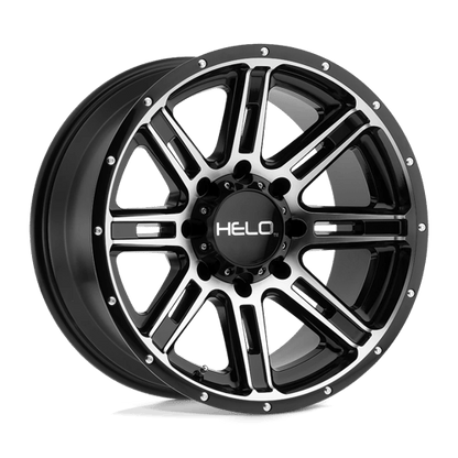 Helo HE900 Gloss Black Machined 20x9 0 6x139.7mm 106.1mm