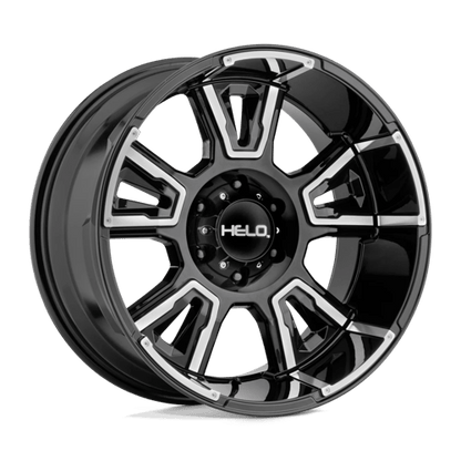 Helo HE914 Gloss Black Machined 20x9 0 6x139.7mm 106.1mm