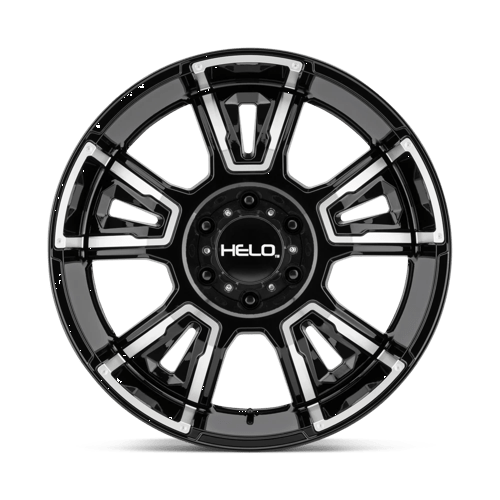 Helo HE914 Gloss Black Machined 20x9 0 6x139.7mm 106.1mm