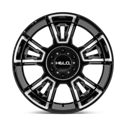 Helo HE914 Gloss Black Machined 20x9 0 6x139.7mm 106.1mm